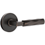 Emtek Tribeca Reversible Non-Turning Two-Sided Dummy Door Lever Set from the SELECT Brass Collection Oil Rubbed Bronze