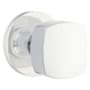 Emtek Freestone Passage Door Knob Set with Disk Rose from the Urban Modern Collection Polished Chrome