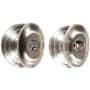 Emtek Solid Brass Egg Single Cylinder Keyed Entry Door Knob Set from the American Classic Collection Satin Nickel