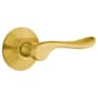 Emtek Luzern Solid Brass Passage Lever Set Satin Brass