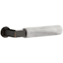 Emtek White Marble Passage Door Lever Set from the SELECT Collection Oil Rubbed Bronze
