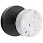 Emtek Terrazzo Passage Door Knob Set from the SELECT Collection Oil Rubbed Bronze