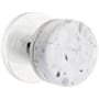 Emtek Terrazzo Passage Door Knob Set from the SELECT Collection Polished Chrome
