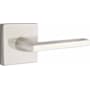 Emtek Helios Right Handed Passage Door Lever Set with Square Rose Satin Nickel