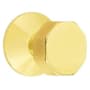 Emtek Octagon Knob Brass Modern Passage Knobset Unlacquered Brass