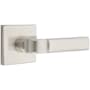 Emtek Aston Privacy Door Lever Set from the Brass Modern Collection Satin Nickel