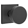 Emtek Bern Brass Modern Privacy Knobset Flat Black