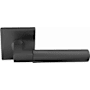 Emtek Hercules Privacy Door Lever Set from the Modern Brass Collection Flat Black