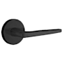 Emtek Hermes Brass Modern Privacy Leverset Flat Black