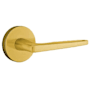Emtek Hermes Brass Modern Privacy Leverset Satin Brass