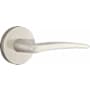 Emtek Poseidon Privacy Lever Set from the Brass Modern Collection Satin Nickel