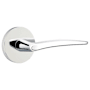 Emtek Poseidon Privacy Lever Set from the Brass Modern Collection Polished Chrome