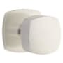 Emtek Freestone Non-Turning Two-Sided Dummy Door Knob Set with Urban Modern Rose from the Urban Modern Collection Satin Nickel
