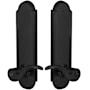 Emtek Annapolis Single Cylinder Keyed Entry Set Flat Black