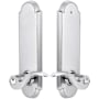 Emtek Annapolis Single Cylinder Keyed Entry Set Polished Chrome