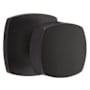 Emtek Freestone Passage Door Knob Set with Urban Modern Rose from the Urban Modern Collection Oil Rubbed Bronze