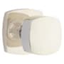 Emtek Freestone Passage Door Knob Set with Urban Modern Rose from the Urban Modern Collection Polished Nickel