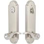 Emtek Annapolis Two Point Single Cylinder Entry Set Satin Nickel