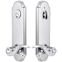 Emtek Annapolis Two Point Single Cylinder Entry Set Polished Chrome