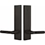 Emtek Modern Rectangular Dummy Entry Set Oil Rubbed Bronze
