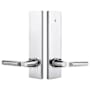 Emtek Modern Rectangular Dummy Entry Set Polished Chrome