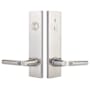 Emtek Modern Rectangular Two Point Dummy Entry Set Satin Nickel