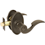 Emtek Siena Reversible Non-Turning Two-Sided Dummy Door Lever Set from the Lost Wax / Tuscany Bronze Collection Medium Bronze