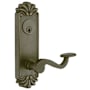 Emtek 8-1/4" Height #16 Style Sideplate Tuscany Bronze Dummy Keyed Set Medium Bronze