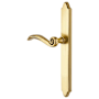 Emtek 11 Inch Stretto Concord Dummy Sideplate Entry Set from the Classic Brass Collection French Antique