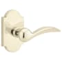 Emtek Durango Reversible Non-Turning Two-Sided Dummy Door Lever Set from the Sandcast Bronze Collection White Bronze