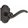 Emtek Medici Reversible Non-Turning Two-Sided Dummy Door Lever Set from the Lost Wax / Tuscany Bronze Collection Medium Bronze