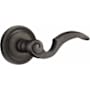 Emtek Napoli Reversible Non-Turning Two-Sided Dummy Door Lever Set from the Lost Wax / Tuscany Bronze Collection Medium Bronze