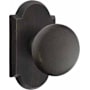 Emtek Winchester Reversible Non-Turning Two-Sided Dummy Door Knob Set from the Sandcast Bronze Collection Medium Bronze