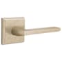 Emtek Lariat Rustic Modern Bronze Passage Door Lever Set Tumbled White Bronze