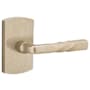 Emtek Montrose Sandcast Bronze Passage Leverset Tumbled White Bronze