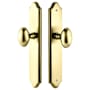 Emtek 10 Inch Stretto Concord Passage Sideplate Entry Set from the Classic Brass Collection PVD-Lifetime