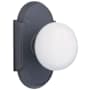 Emtek Ivory Madison Wrought Steel Privacy Knobset Flat Black