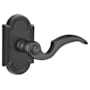 Emtek Napoli Tuscany Bronze Privacy Leverset Flat Black