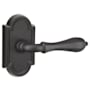 Emtek Octagon Lever Tuscany Bronze Privacy Leverset Flat Black