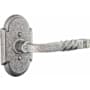 Emtek San Carlos Wrought Steel Privacy Leverset Satin Steel