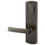 Emtek Missoula Single Cylinder Keyed Entry Door Knob or Lever Set and Deadbolt Combo with 5-1/2 Inch Center to Center from the Sandcast Bronze Collection Medium Bronze