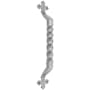 Emtek 18" Height Wrought Steel San Carlos Door Pull from the Wrought Steel Collection Satin Steel