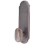 Emtek 9-5/16" Height #5 Style Sideplate Sandcast Bronze Privacy Entry Set Medium Bronze