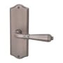 Emtek 7-1/8" Height Colonial Sideplate Classic Brass Passage Entry Set Pewter