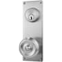 Emtek Modern Rectangular Dummy Door Entry Set Polished Chrome