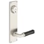 Emtek 9" Height Rectangular Sideplate Brass Modern Dummy Set Satin Nickel