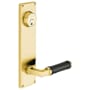 Emtek 9" Height Rectangular Sideplate Brass Modern Dummy Set Satin Brass