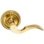 Emtek Cortina Reversible Non-Turning Two-Sided Dummy Door Lever Set from the Brass Modern Collection French Antique