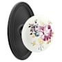 Emtek Devonshire Reversible Non-Turning Two-Sided Dummy Door Knob Set from the Porcelain Collection Flat Black
