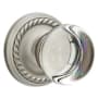 Emtek Providence Crystal Reversible Non-Turning Two-Sided Dummy Door Knob Set from the Crystal Collection Pewter